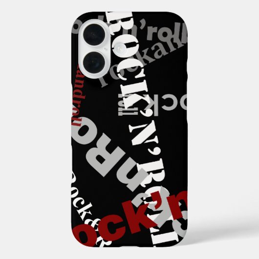 Coques Case-Mate iPhone musique rock & roll (Verso)