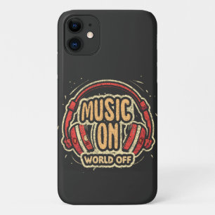 Case-Mate iPhone Case Musique sur World Off