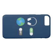 Coques Case-Mate iPhone Musique sur World Off (Dos (Horizontal))