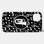 Coques Case-Mate iPhone Musique Tuba Player (Verso (horizontal))