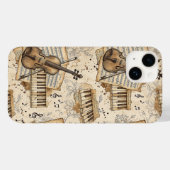 Coques Case-Mate iPhone Musique Vintage (Verso (horizontal))