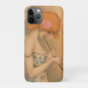 Coque iPhone 11 Pro Musique vintage Anges musiciens victoriens Flûte H