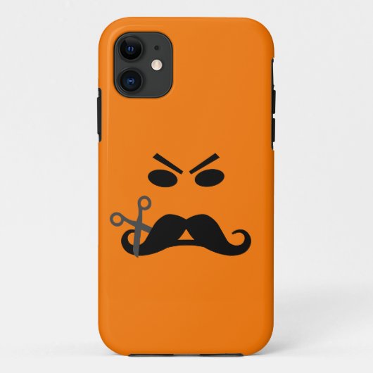 Coques Case-Mate iPhone Mustache en colère iPhone 5 coque-mate (Dos)