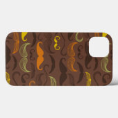 Coques Case-Mate iPhone Mustache motif, style rétro 5 (Verso (horizontal))