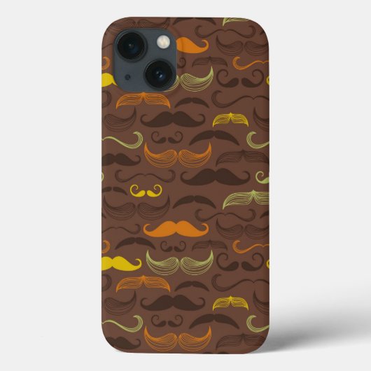 Coques Case-Mate iPhone Mustache motif, style rétro 5 (Verso)