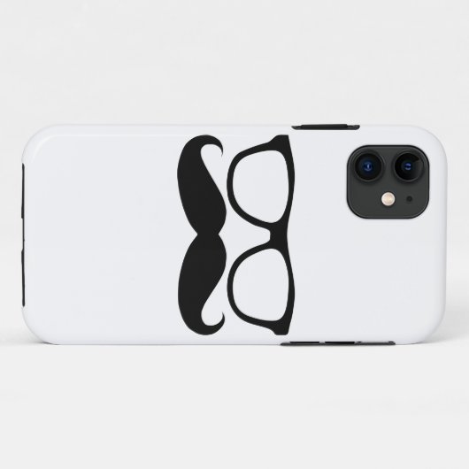 Coques Case-Mate iPhone Mustache Nerd (Dos (Horizontal))