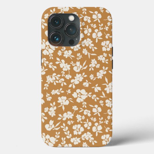 Coques Case-Mate iPhone Mustard Jaune Boho Floral (Verso)