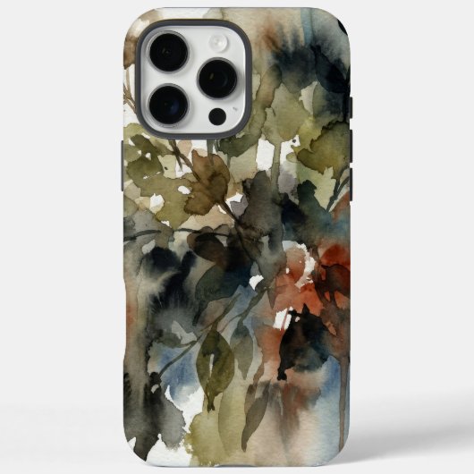 Coques Case-Mate iPhone Muted Forest Watercolor (Verso)