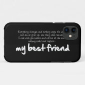 Coques Case-Mate iPhone My best friend (Dos (Horizontal))