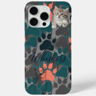 Coque iPhone 15 Pro Max My Feline Friend : Photo personnalisée de chat