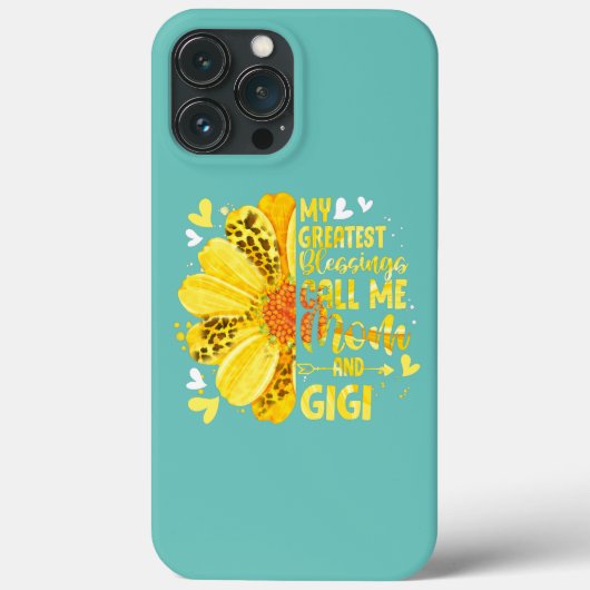 Coques Case-Mate iPhone My Greatest Blessings Call Me Mom And Gigi Funny (Verso)