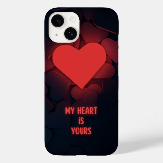 Coques Case-Mate iPhone My Heart Is Yours Iphon 14 Case (Verso)