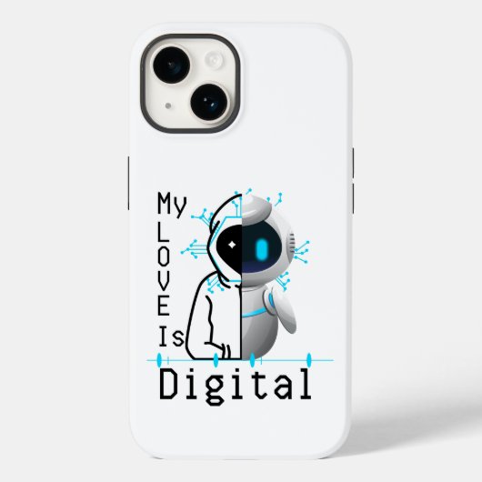 Coques Case-Mate iPhone My Love is Digital.w (Verso)