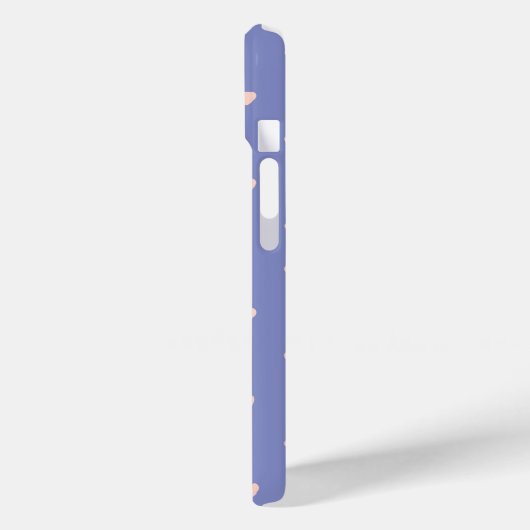 Coques Case-Mate iPhone My Love Rose and Heart Background (Verso / Gauche)