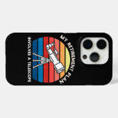 Coques Case-Mate iPhone My Retiret Plan Involves A Telescope (Verso (horizontal))