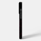 Coques Case-Mate iPhone Mystère forêt d'épinette nature néon magenta signe (Verso / Gauche)