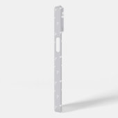 Coques Case-Mate iPhone Mystère point de question énigme puzzle gris clair (Verso / Droite)