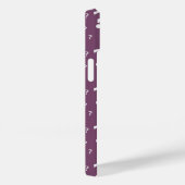 Coques Case-Mate iPhone Mystère question marque énigme puzzle mauve (Verso / Droite)