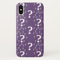 Mystère question marque énigme puzzle violet