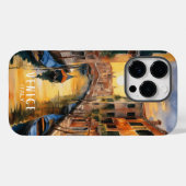 Coques Case-Mate iPhone Mystérieusement beau coucher de soleil à Venise (Verso (horizontal))