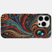 Coques Case-Mate iPhone Mystérieux Bateaux Aliens À Travers L'Art Cosmique (Verso (horizontal))