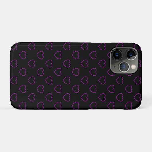 Coques Case-Mate iPhone Mystérieux Décent Exprime Les Coeurs Violets Sur L (Dos (Horizontal))