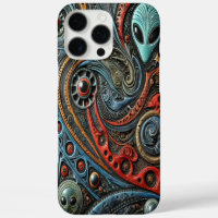 Mystérieux Motifs Aliens dans le design cosmique