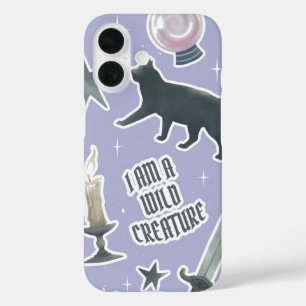 Coques iPhone 16 Mystic Cat & Crystal Ball