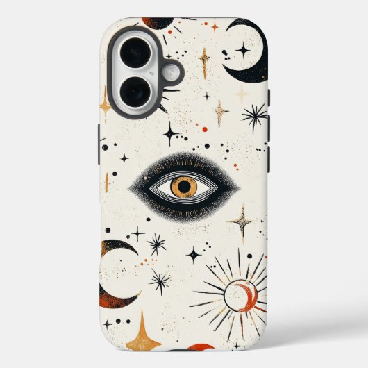Coques Case-Mate iPhone Mystic Moon & Stars Boho Phone Case (Verso)