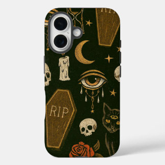 Coques iPhone 16 Mystic Mourning Halloween