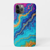 Coques Case-Mate iPhone Mystic Teal & Gold Energy (Dos)