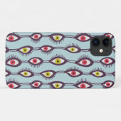 Coques Case-Mate iPhone Mystical Eyes Motif - Psychedelic Trippy Design (Dos (Horizontal))