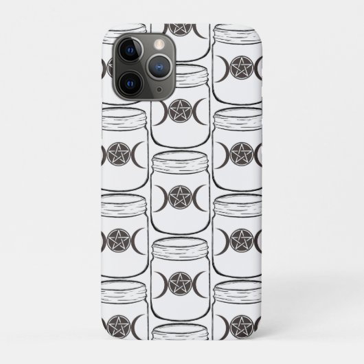 Coques Case-Mate iPhone Mystical Magic Moons Mason Jar (Dos)
