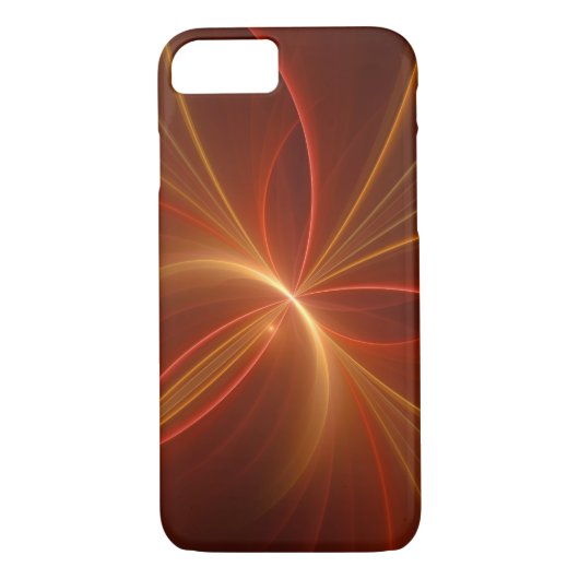 Coques Case-Mate iPhone Mystique Abstrait Fractal Art Moderne Couleurs cha (Dos)