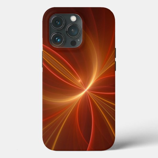 Coques Case-Mate iPhone Mystique Abstrait Fractal Art Moderne Couleurs cha (Verso)
