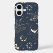 Coques Case-Mate iPhone Mystique Céleste Night Moth & Serpent Motif (Verso)