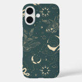 Coques Case-Mate iPhone Mystique Céleste Night Moth & Serpent Motif (Verso)