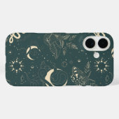 Coques Case-Mate iPhone Mystique Céleste Night Moth & Serpent Motif (Verso (horizontal))
