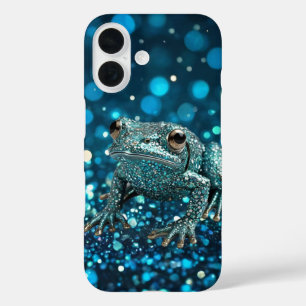 Coques iPhone 16 Mystique de la grenouille de Bleu Dimentée sur le 