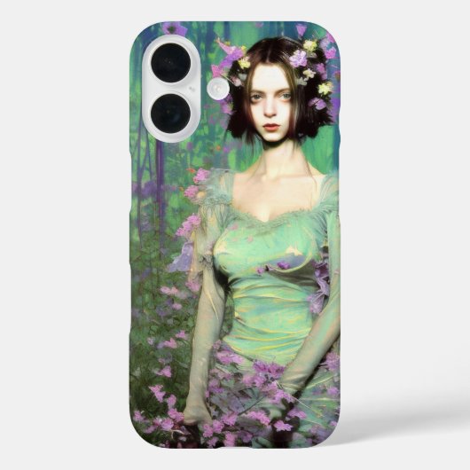 Coques Case-Mate iPhone Mystique en fleurs #218 : Déesse de la Forêt (Verso)