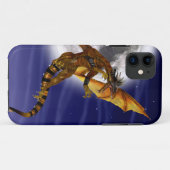 Coques Case-Mate iPhone Mythe fantastique de dragon doré ciel violet (Dos (Horizontal))