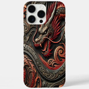 Coques iPhone 16 Pro Max Mythique Dragon Rouge