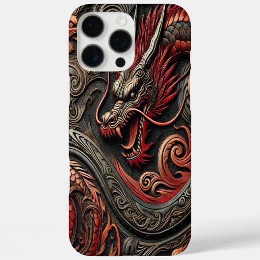 Coques Case-Mate iPhone Mythique Dragon Rouge (Verso)