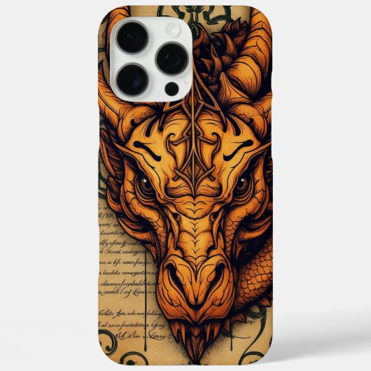 Coques Case-Mate iPhone Mythique du dragon doré enchanté (Verso)