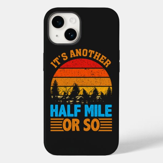 Coques Case-Mate iPhone n'abandonnez jamais le mantra randonnée, l'explora (Verso)