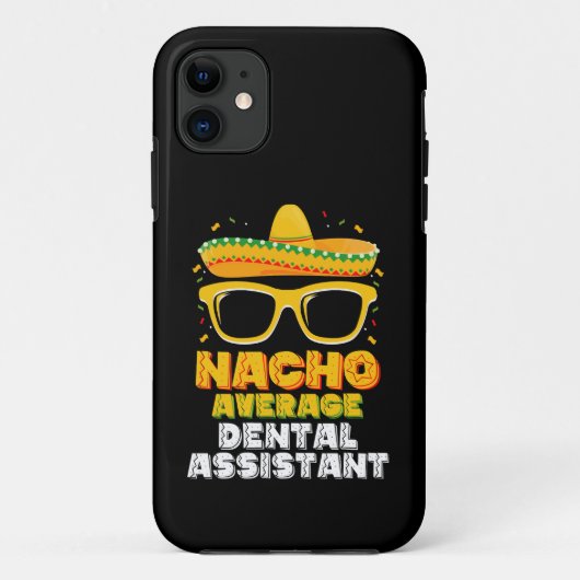 Coques Case-Mate iPhone Nacho Assistant dentaire moyen Cinco De Mayo (Dos)