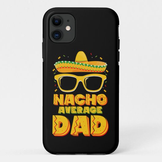 Coques Case-Mate iPhone Nacho Moyenne Papa Cinco De Mayo Famille Matching (Dos)