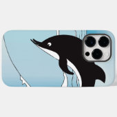 Coques Case-Mate iPhone Nager Avec Les Dauphins (Verso (horizontal))