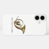 Coques Case-Mate iPhone N'aie pas peur de ma sonnerie (Verso (horizontal))