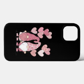 Coques Case-Mate iPhone Nains de la Saint-Valentin à carreaux buffles rose (Verso (horizontal))